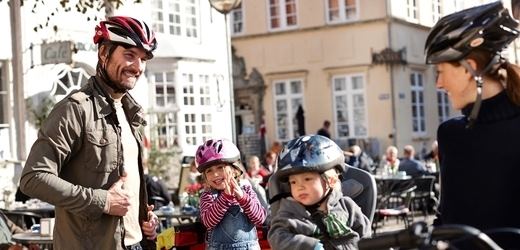 Cykelferie familie by